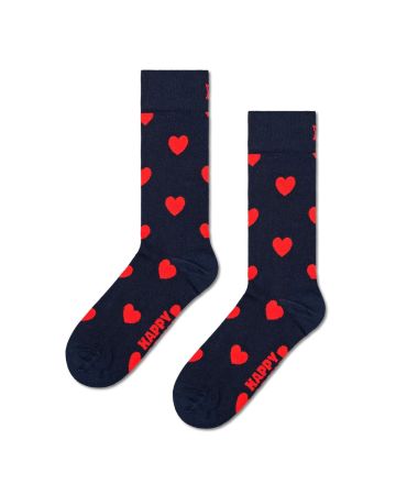 Heart Crew Length Socks for Women and Men